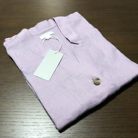 COS Light Purple Button Down Shirt - Picture 2 of 9
